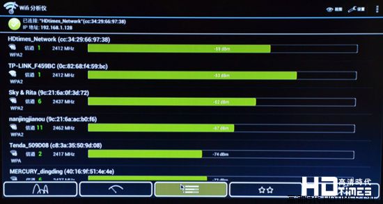 高清网络机顶盒提升网速-WIFI信道测试