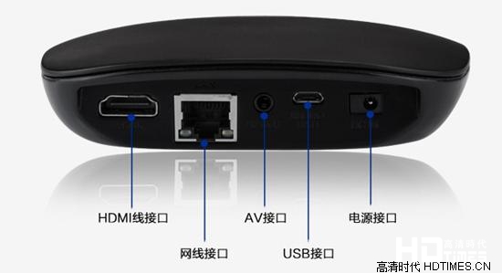 杰科R1四核高清网络机顶盒-背面